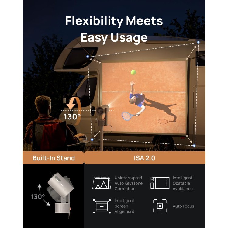 XGIMI MoGo 3 Pro PowerBase Stand Bundle Feature Easy Set Up