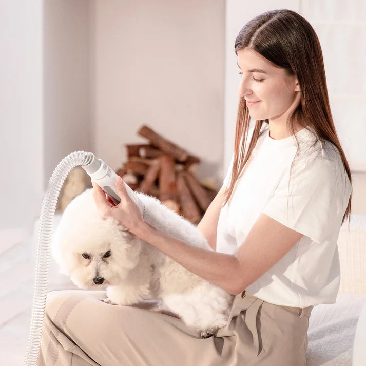 PETKIT Airclipper 5-in-1 Pet Grooming Vacuum Kit for Dogs & Cats, Hair Trimmer, Deshedding Brush, 10,000Pa Suction, 1.4L Dust Cup