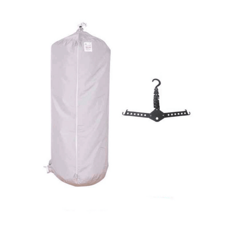 Sac de séchage de couverture chauffante portable japonais IRIS Ohyama avec cintre