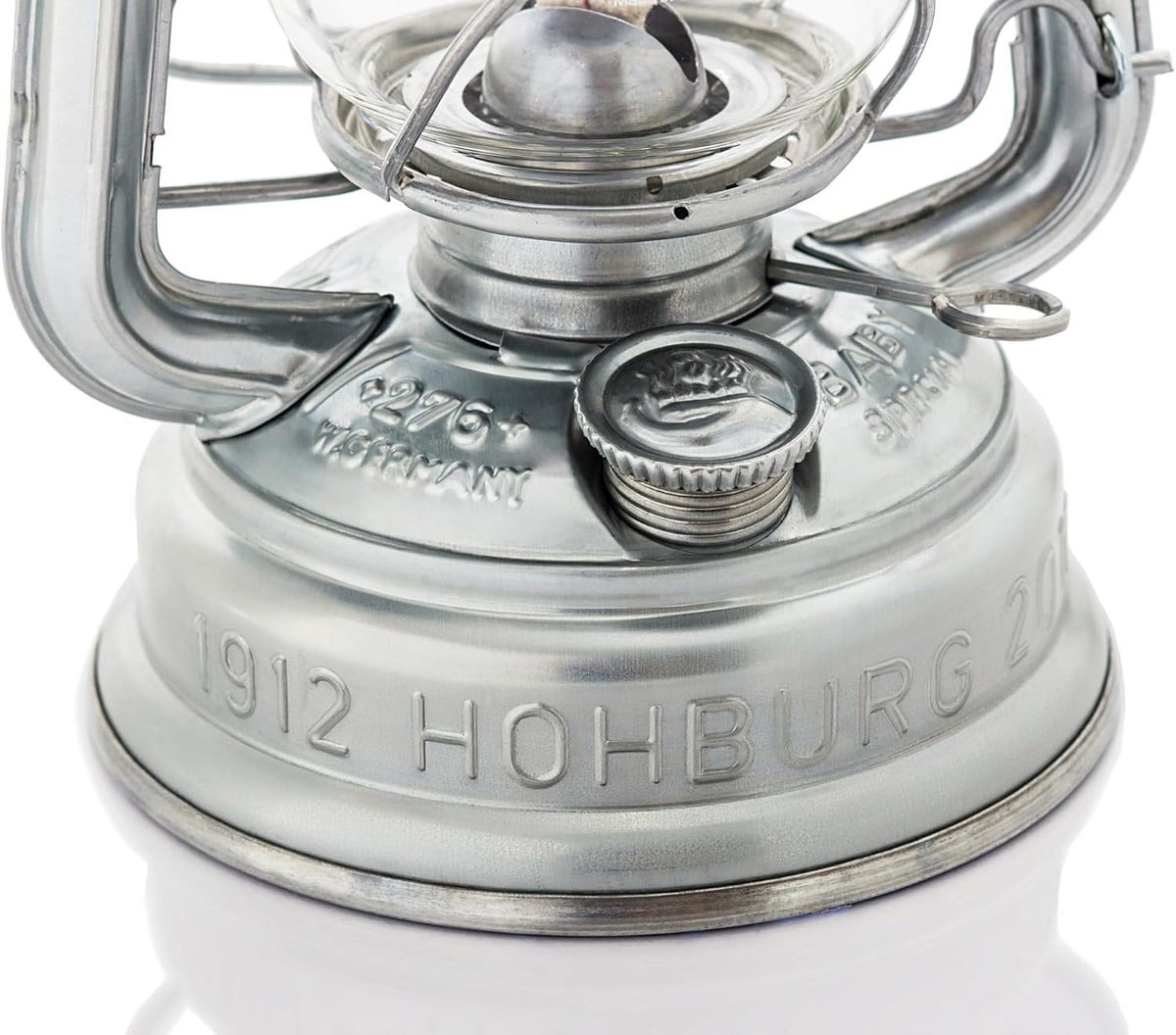 Feuerhand 276 Outdoor Hurricane Oil Lantern, Zinc/Black