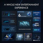 Projecteur XGIMI Horizon Pro 4K + support noir