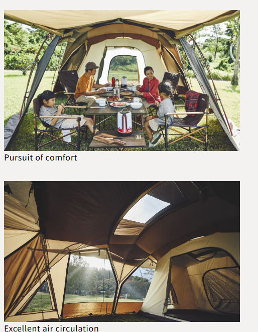 【Limited Japan Edition】 Coleman 4S Wide 2 Room Cocoon III (EX) Fits around 5–6 people