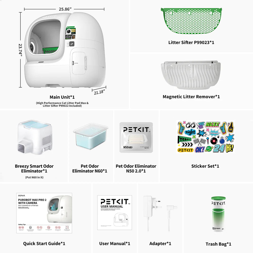 PETKIT Purobot Max Pro 2 Automatic Cat Litter Box