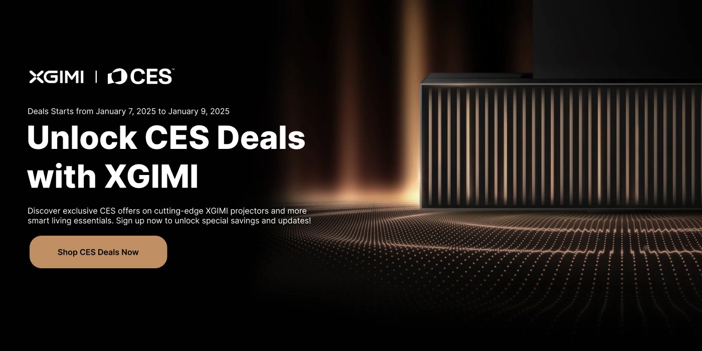 XGIMI 2025 CES Banner