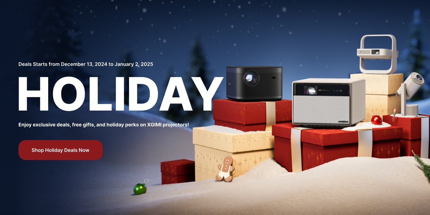 2024 Holiday Campaign  XGIMI Projectors Deals Starts Banner