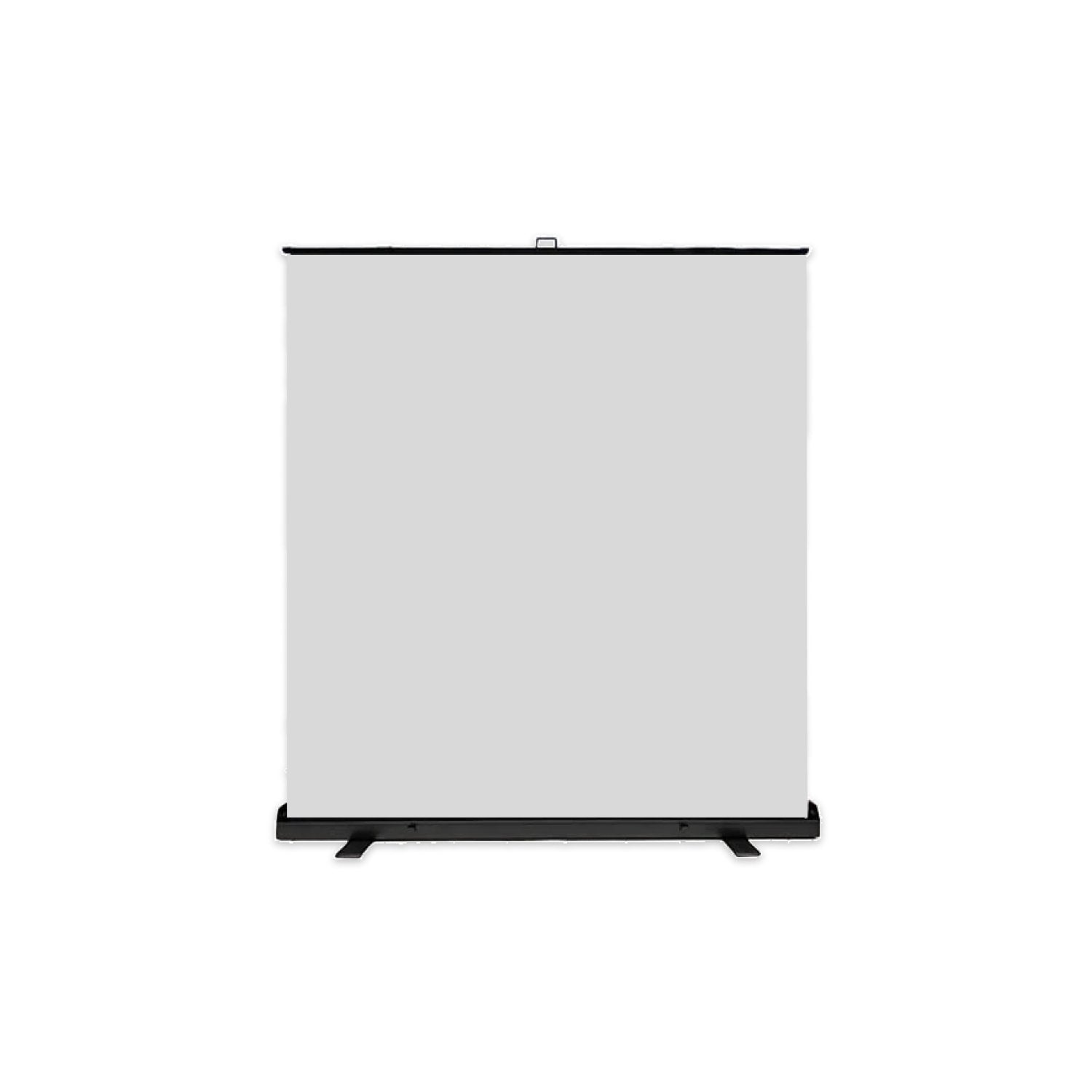 the MUBU Alpha Tab-Tensioned Manual Pull Up Portable Projector Screen Stand Alone