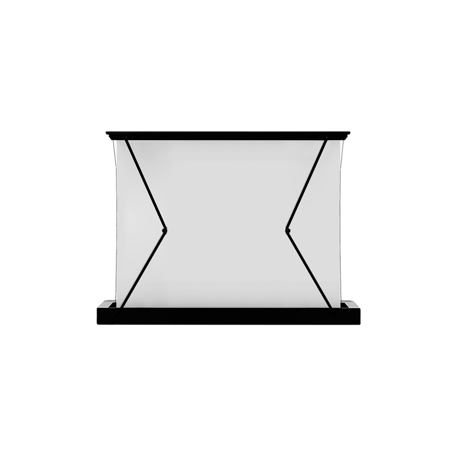 the MUBU Rollable motorized projector screen Back View