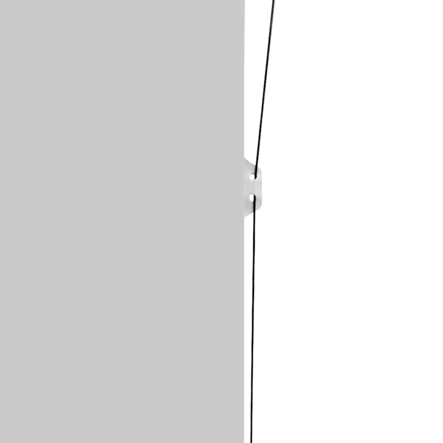 the MUBU Rollable Motorized Floor Rising Projector Screen Tab-tension view
