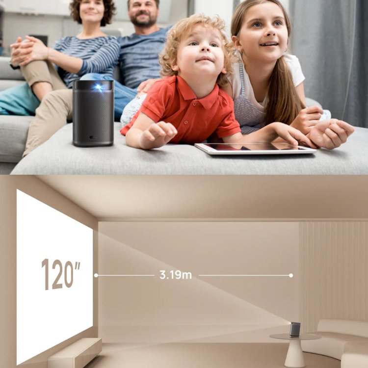 XGIMI MoGo Pro+ Projector Feature Projection up to 120 inch screen size
