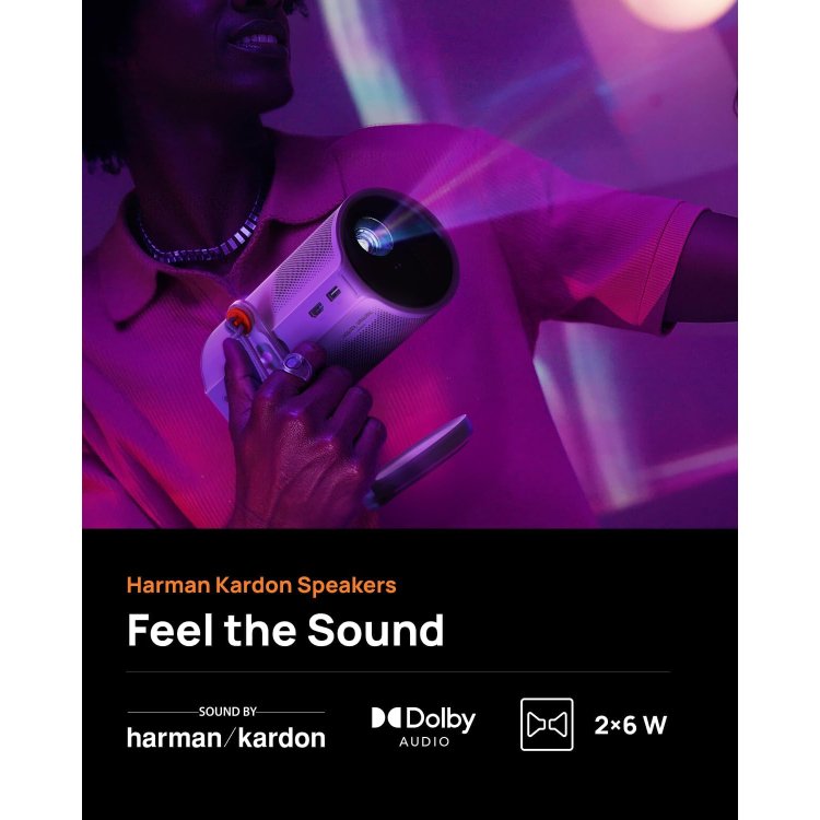 XGIMI MoGo 4 Laser Projector Outdoor Collection feature - Harmon Kardon Speaker Sound