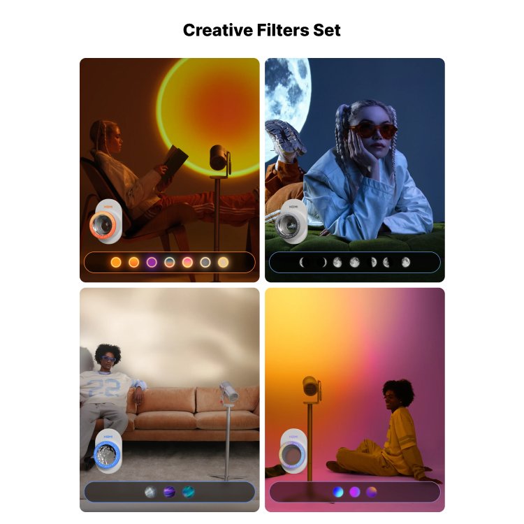 XGIMI MoGo 4 Laser Projector Feature All Filters set *4
