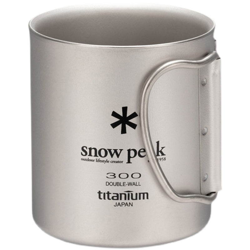 Snow Peak Stainless Ti-Double Mug in 300ml/450ml
