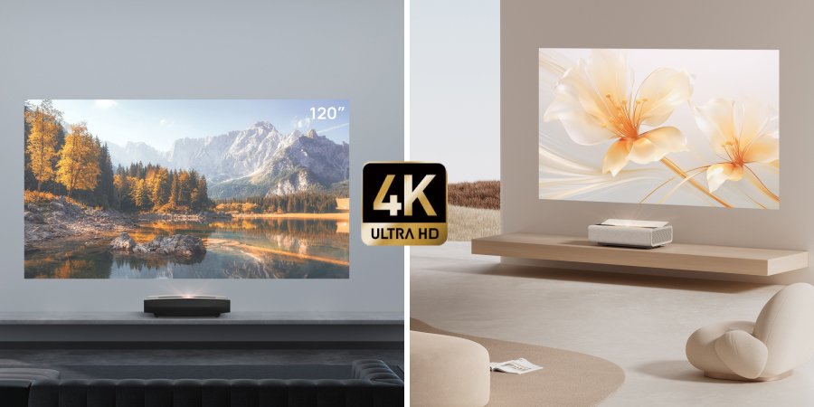 Aura vs Aura 2 True 4k Projector Compare Banner