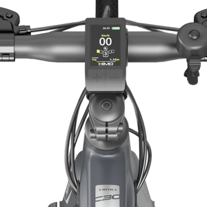HIMO C30S 27.5" Electric Bike - Grey Range up to 120 KM, Removable 36V/10Ah Battery, Shimano 18-Speed Transmission System, 5 electric-assist modes