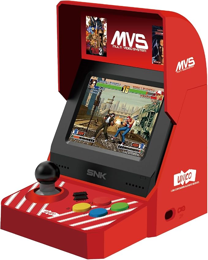SNK MVS Mini Home Arcade Machine, 45 Pre-Loaded Classic SNK NeoGeo Games