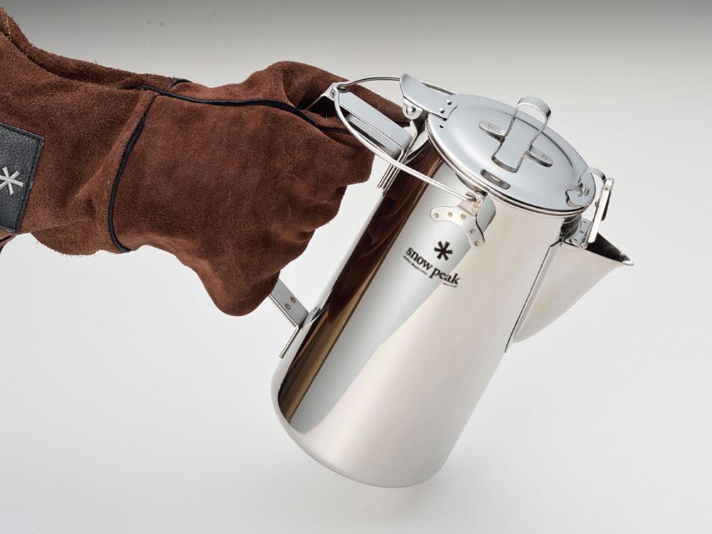 Snow Peak Classic Kettle 1.8L - Stainless Steel Camping Tea Pot