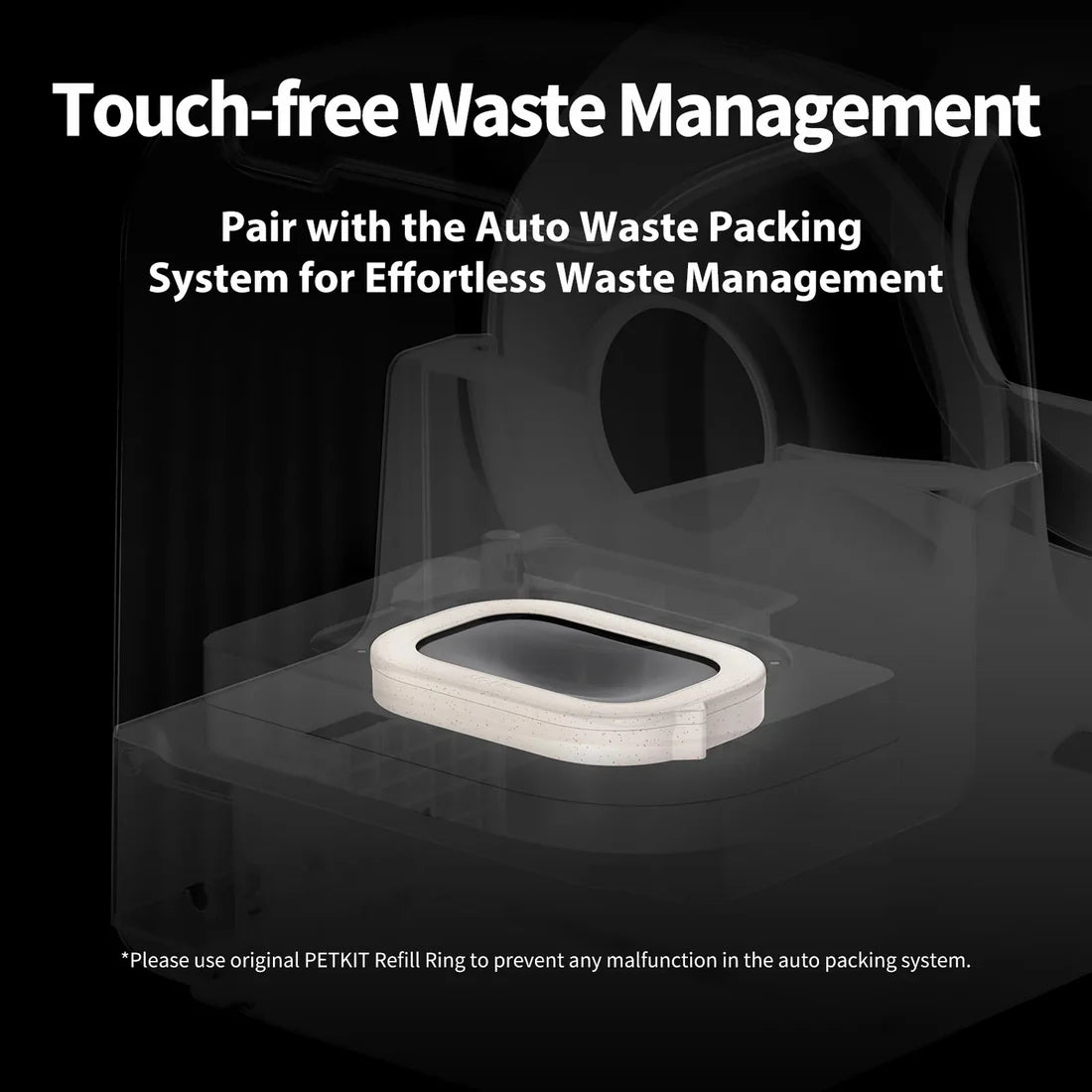 PETKIT Refill Ring for PURABOT ULTRA Self-Cleaning Cat Litter Box (Pack of 3)