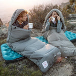 Load image into Gallery viewer, Naurehike Washable Cotton Sleeping Bag with Hood M400 (Green)
