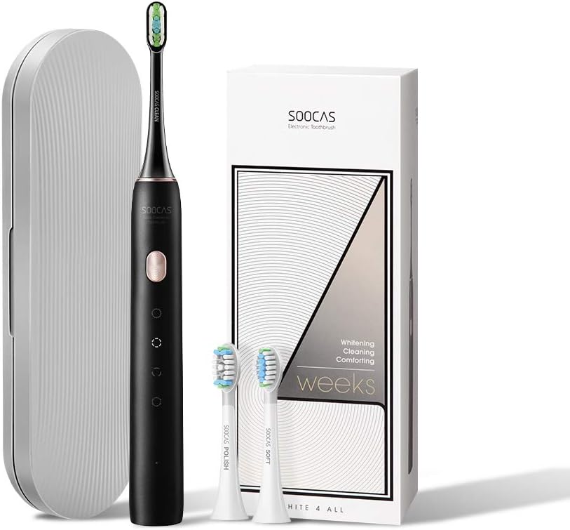 Soocas X3U Ultrasonic Electric Toothbrush - Advanced Oral Care (White/Pink/Black)