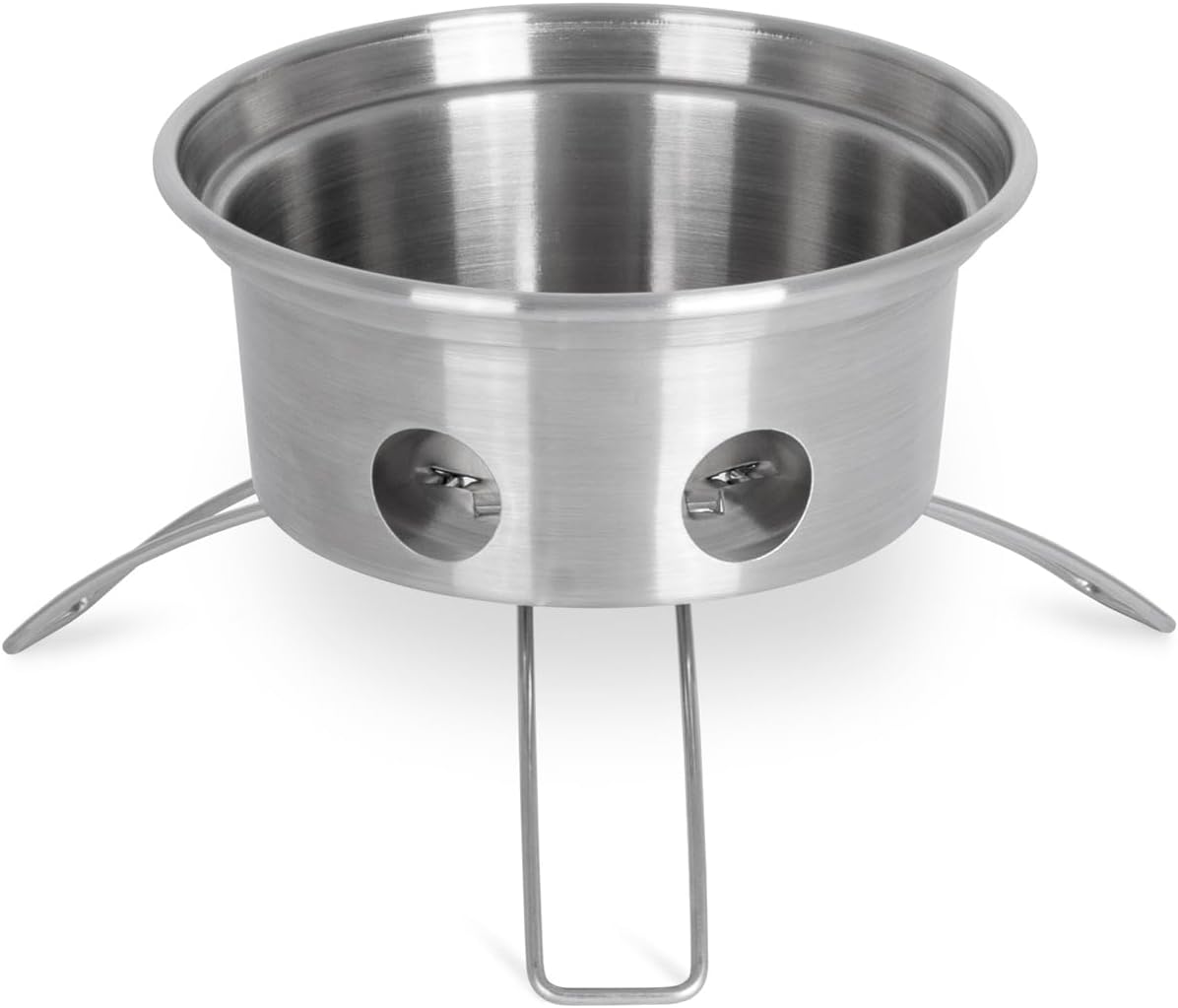 Petromax Fire Kettle Outdoor Stove(0.79 quart) - Campfire Cookware Boils Water or Heats Up Small Meals, Stainless Steel