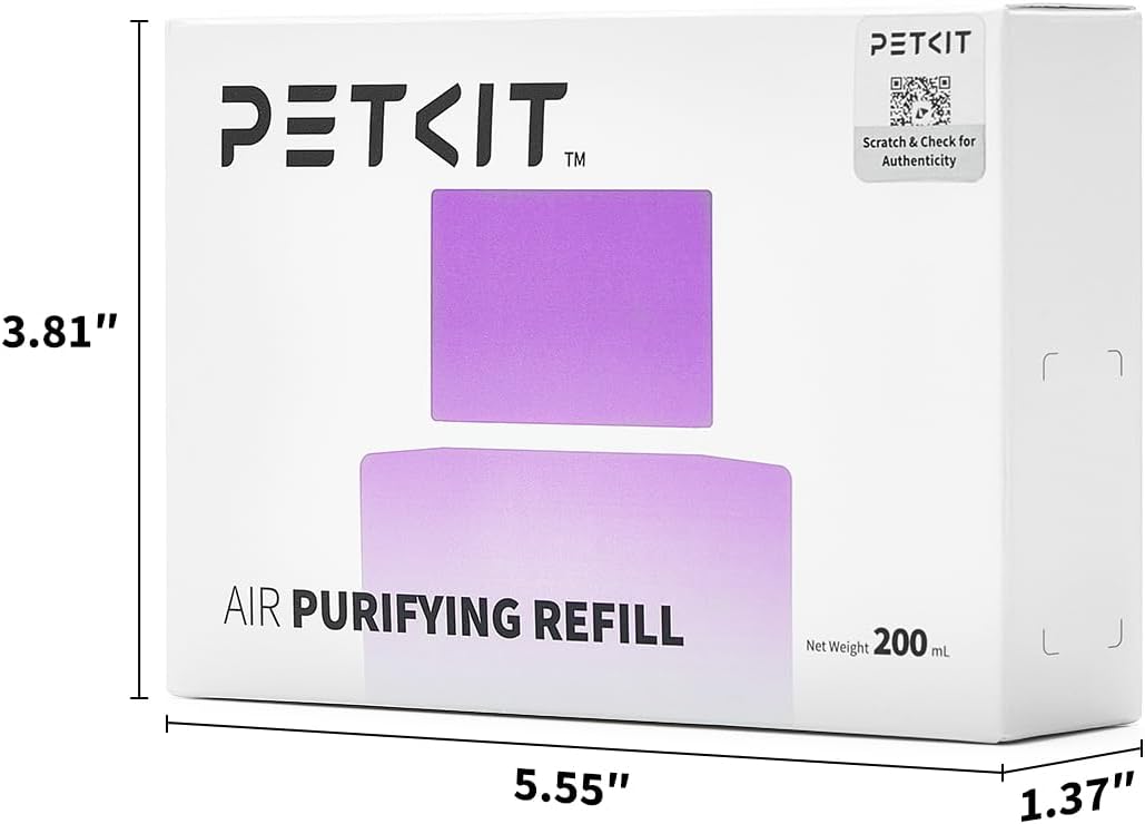 PETKIT Air Purifying Refills for PuraMax 2 (4 Bottles)