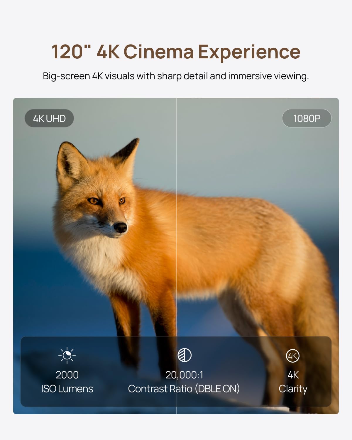 [NEW]XGIMI MIRA 4K Triple Laser Ultra Short Throw Projector, 2000 ISO Lumens