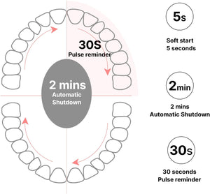Soocas X3U Ultrasonic Electric Toothbrush - Advanced Oral Care (White/Pink/Black)