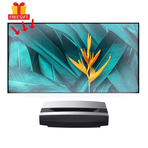 [Bundle] XGIMI Aura 4K Ultra Short Throw Laser Projector + 100" ALR Screen Bundle