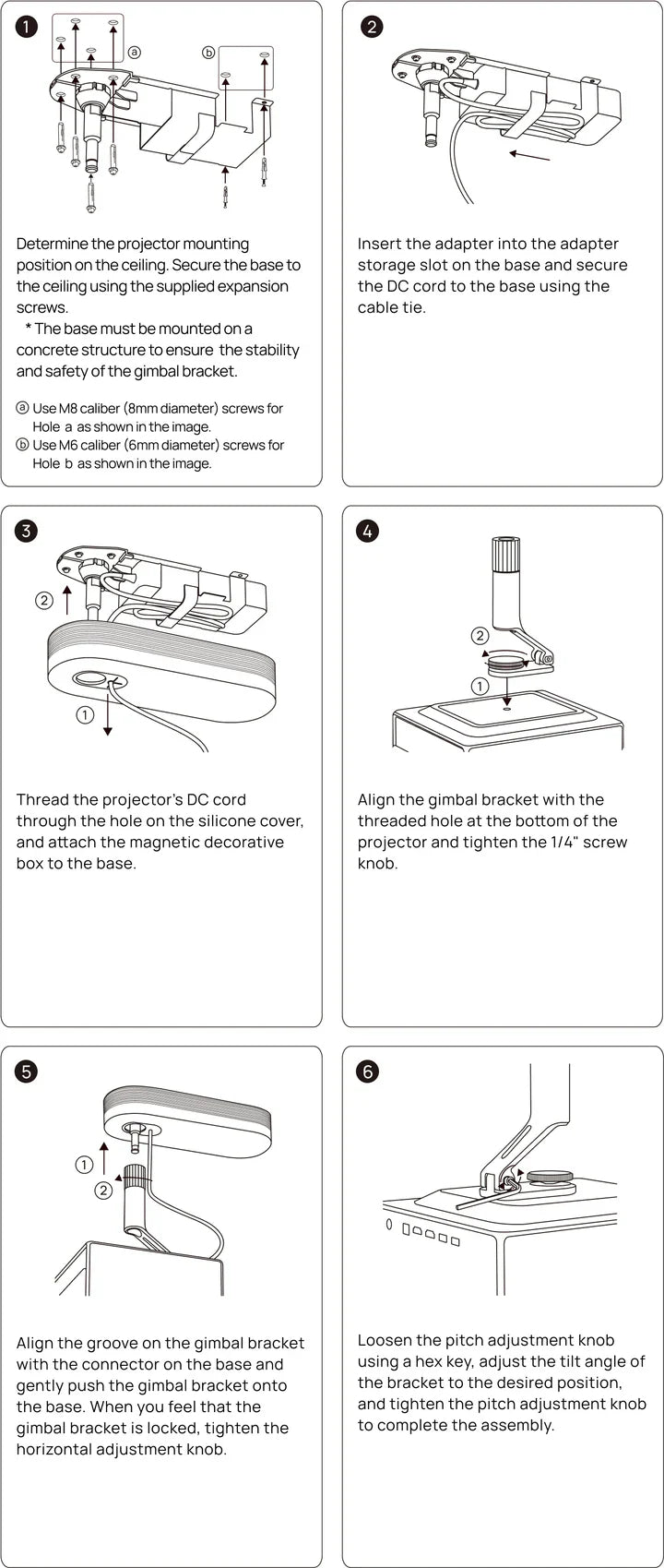 XGIMI Ceiling Mount (Companion for XGIMI HORIZON Series)