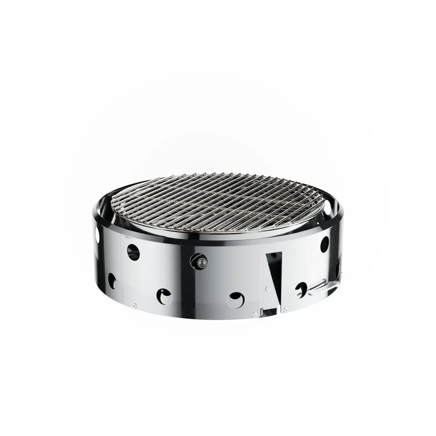 Petromax Atago Gas Barbecue - Mobile Stainless Steel Table Grill for Camping and Balcony