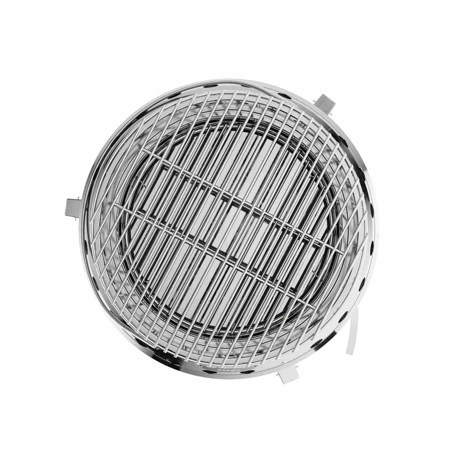 Petromax Atago Gas Barbecue - Mobile Stainless Steel Table Grill for Camping and Balcony