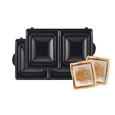 Vitantonio Plates Waffle Maker Baking Poisson Plate(Square Sandwich)