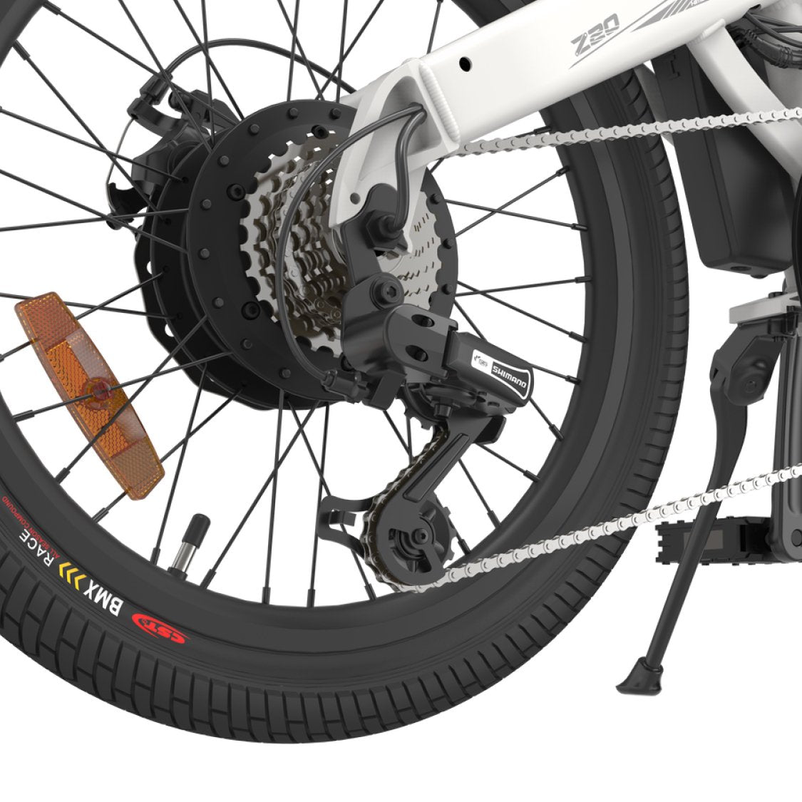 HIMO Z20 E-Bike Key Features: Front and Rear Mechanical Disc Brakes