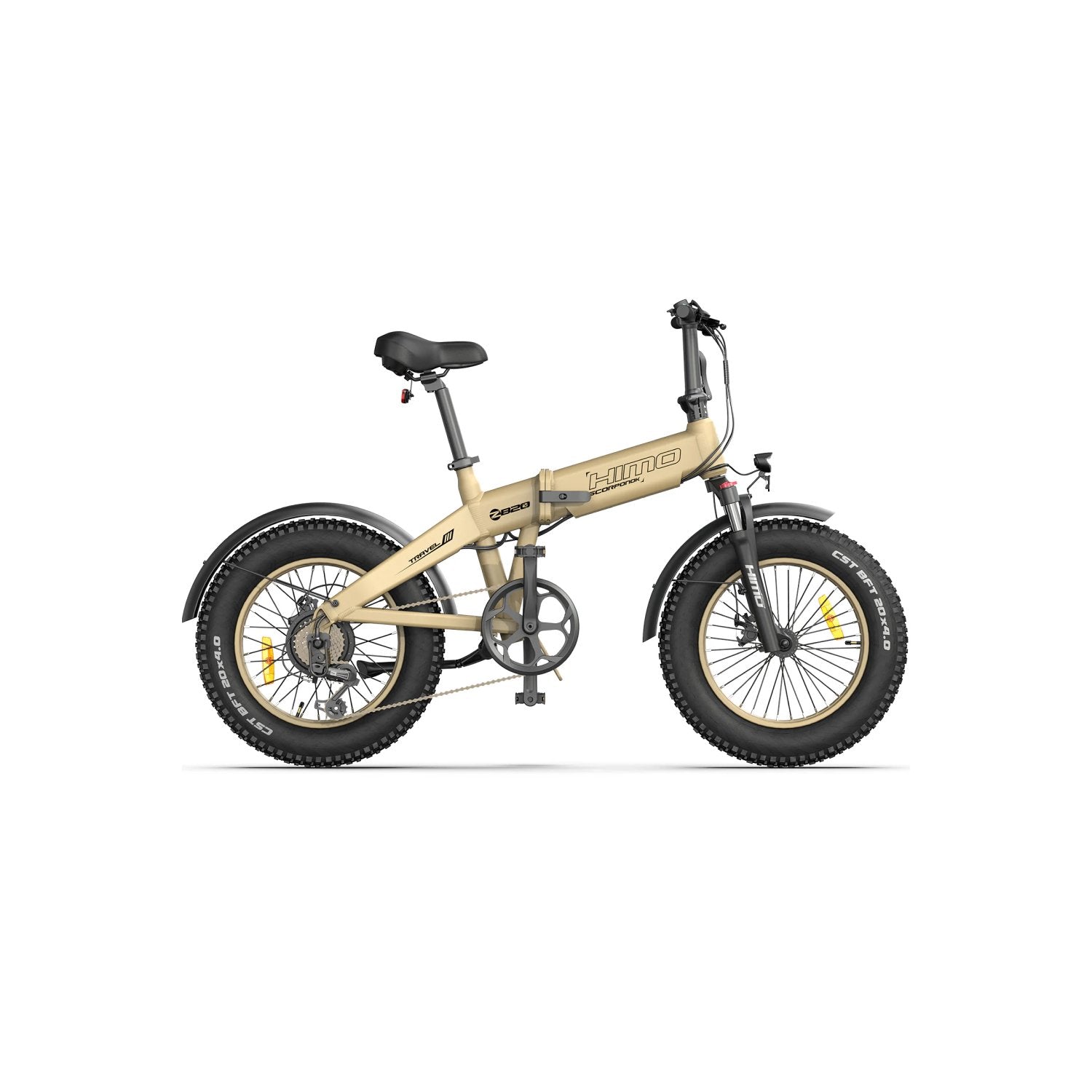 HIMO ZB20 Fat Tire E-Bike Sand Color Front View