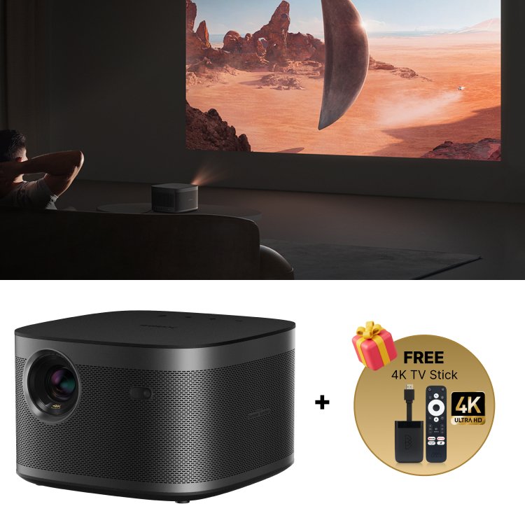 XGIMI Horizon Pro Projector with Free 4k TV Stick Holiday Banner