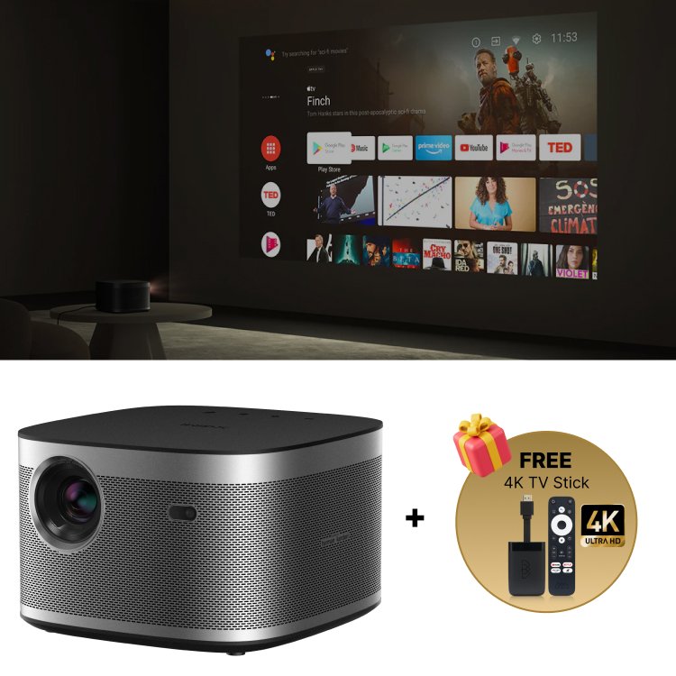 XGIMI Horizon Projector with Free 4k TV Stick Holiday Banner