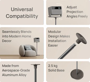 XGIMI Floor Stand (Elephant Grey)-HORIZON 20 series