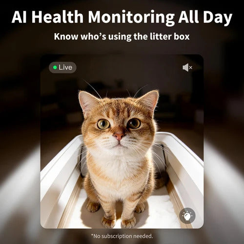 [NEW] Purobot Crystal Duo Automatic Cat Litter Box with Camera