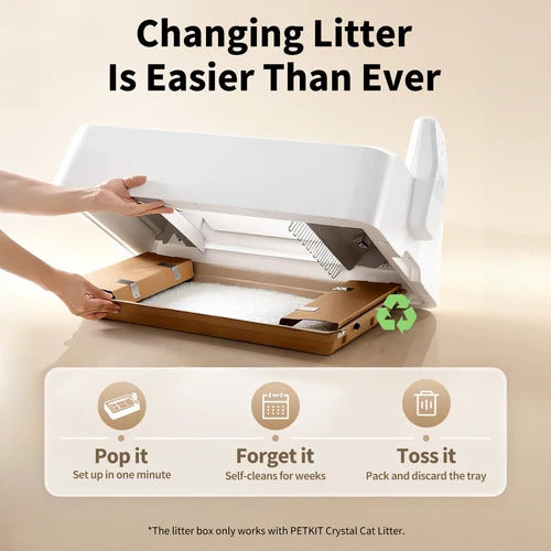 [NEW] Purobot Crystal Duo Automatic Cat Litter Box with Camera