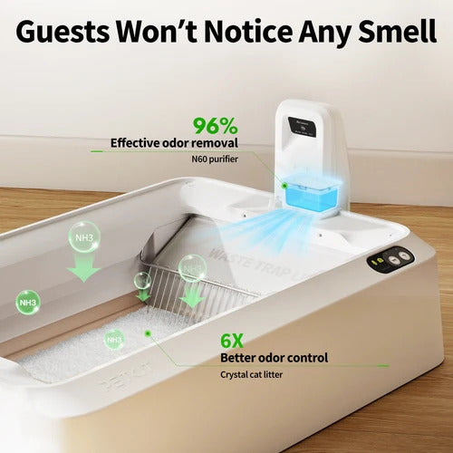 [NEW] Purobot Crystal Duo Automatic Cat Litter Box with Camera