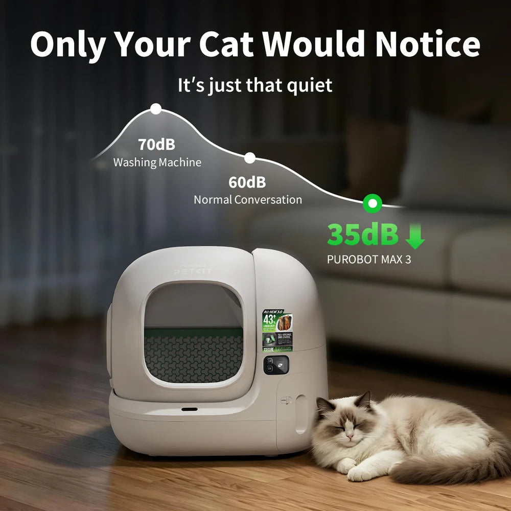 [New] Purobot Max 3 Automatic Cat Litter Box