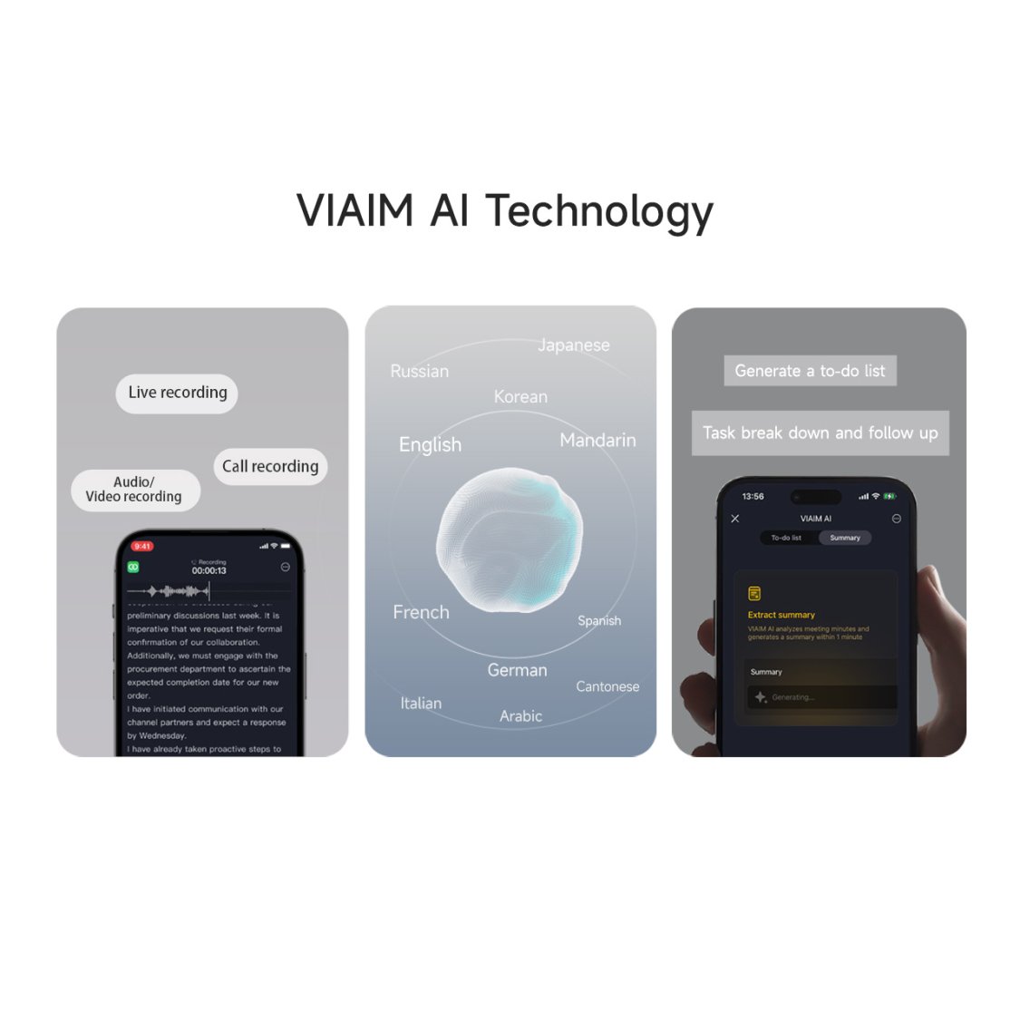 Advanced AI Technology with VIAIM Air AI Sport and Wireless Earbuds