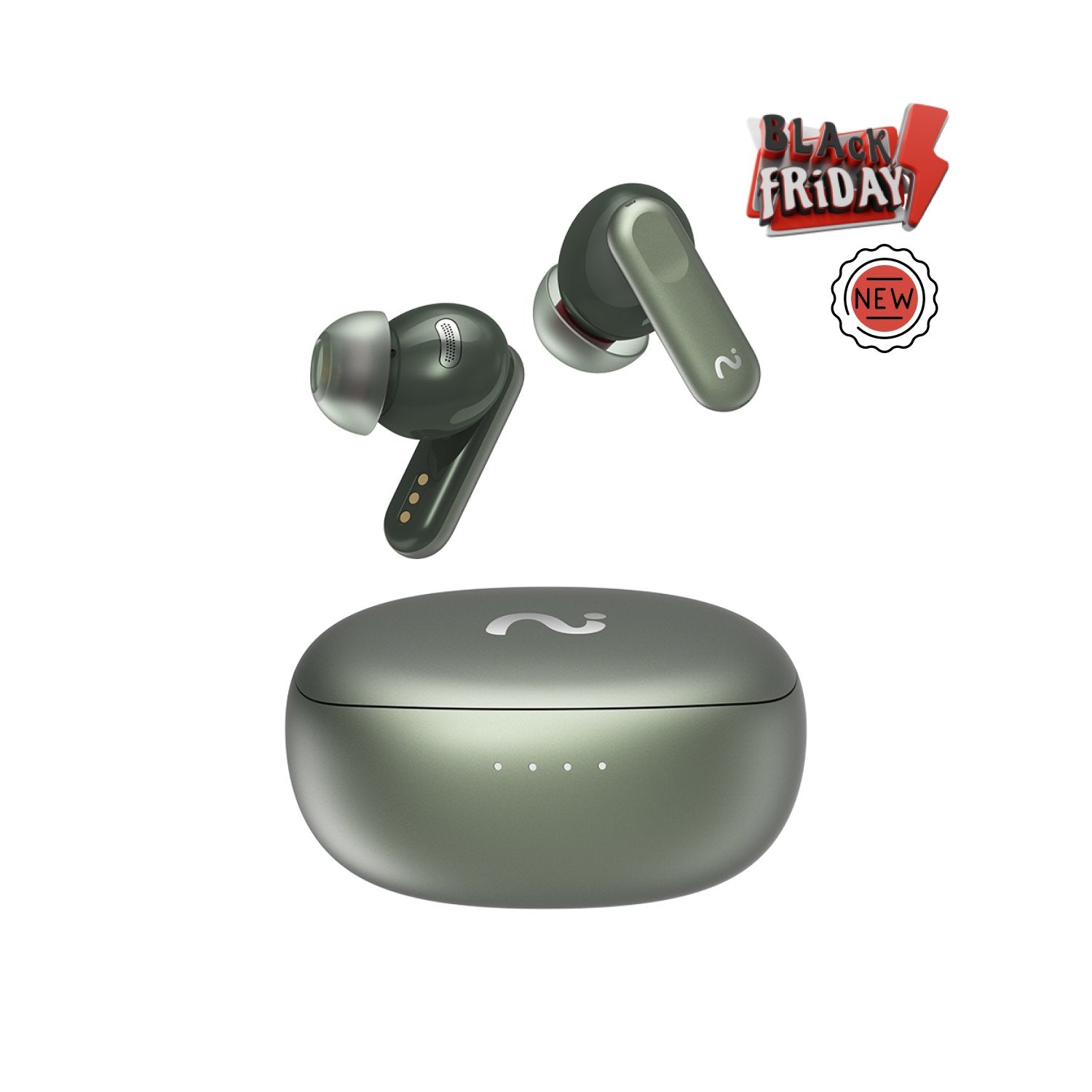 VIAIM Nano+ AI Earbuds Green Black Friday KV