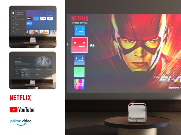 XGIMI Elfin Flip With Licensed Netflix and More Apps