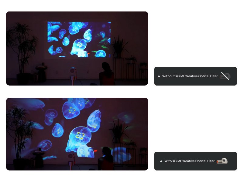XGIMI MoGo 3 Pro Portable Projector Feature XGIMI Creative Optical Filter