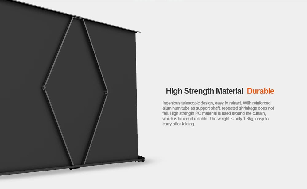 XGIMI Desktop Screen 50" Projector Foldable Screen 16:10
