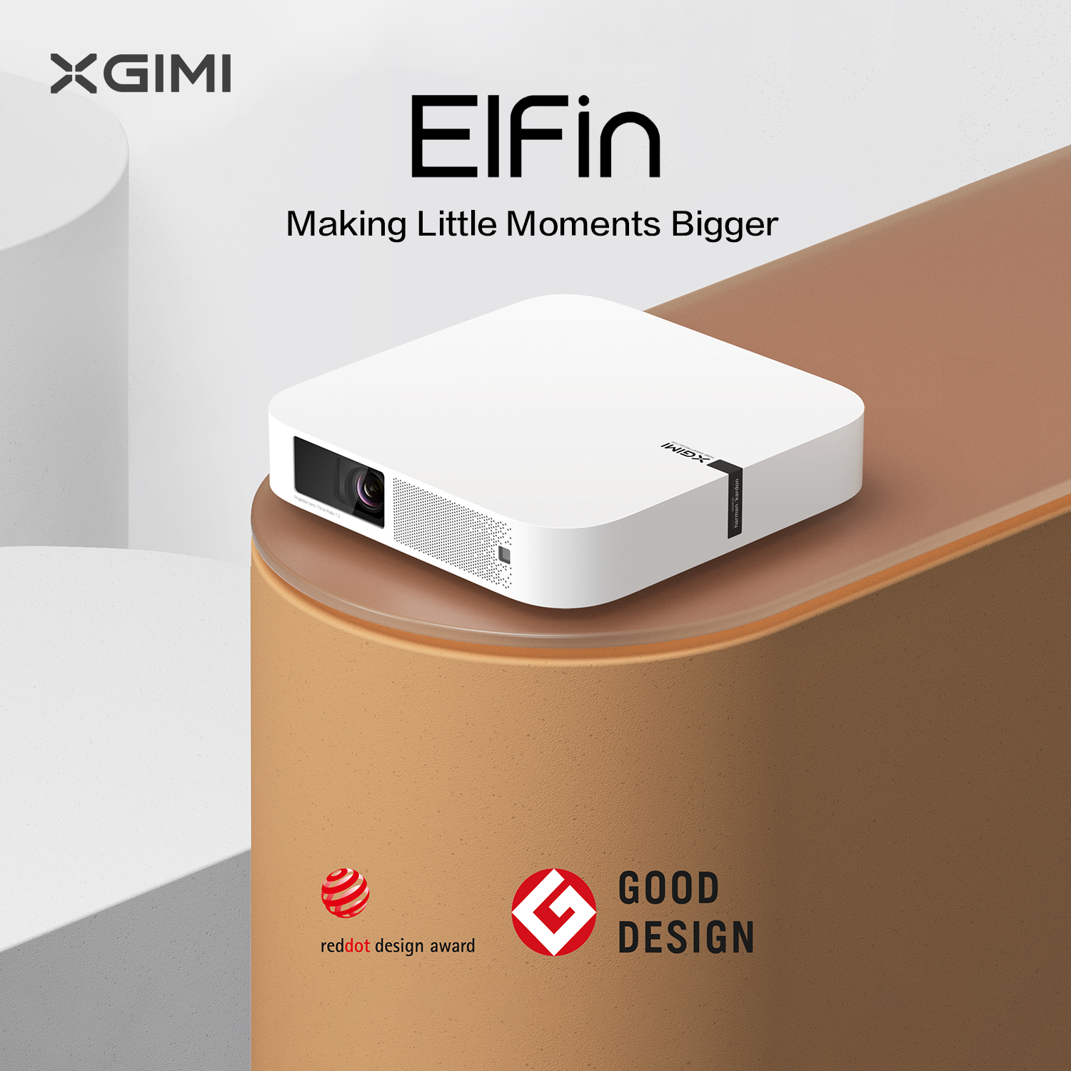XGIMI Elfin Mini Projector Ultra Compact 1080P Portable Projector