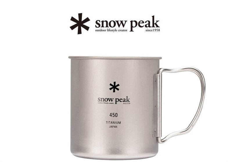 [New Arrivals] Japan Snow Peak Single-layer Titanium Cup 450ml-mg-143