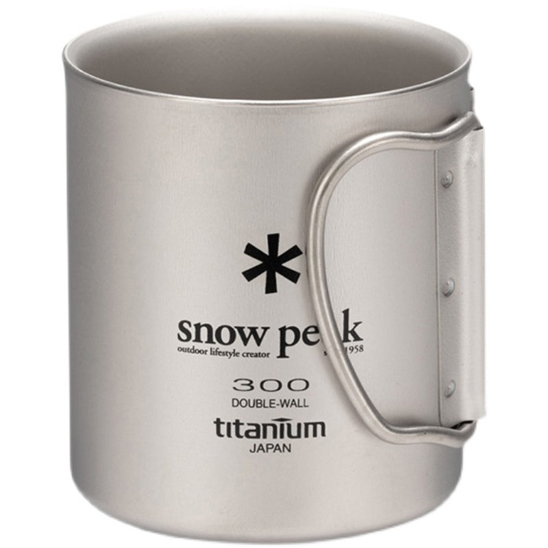 Snow Peak Stainless Ti-Double Mug  in 300ml/450ml