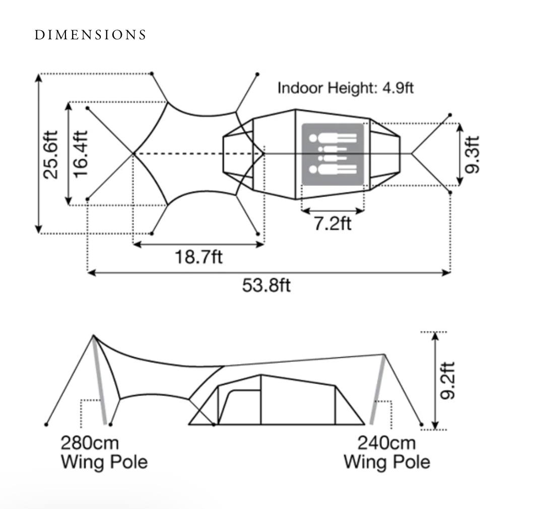 Snow Peak Entry Pack TT - Complete Camping Tent Kit for Outdoor Adventures